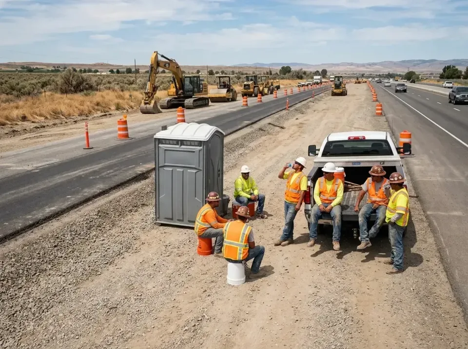 highway-road-construction-crew-007 — frequently asked questions, Porta Potty and Restroom Rentals in Riverdale, GA